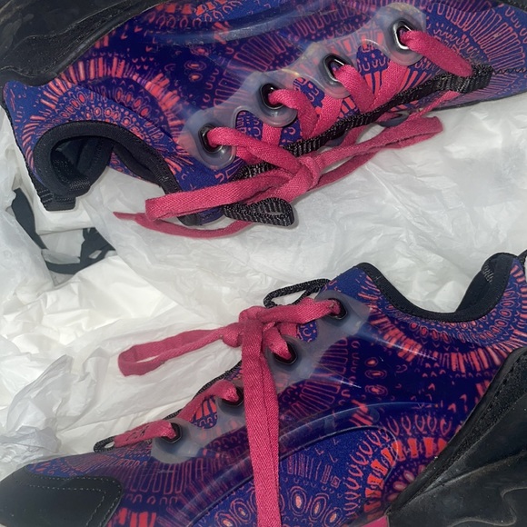 Christian Dior Firework Print D Connect Sneakers Blue Pink Black White Logo 36 - Picture 5 of 9